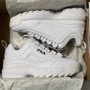 Fila Disruptor II White Sneakers